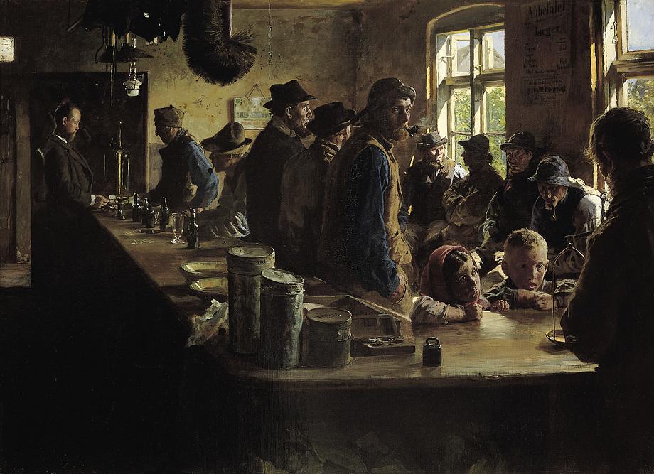 Krøyer købmandsboden skagen maleri (1)