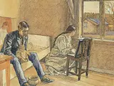 Fritz Syberg: En kunstnerfamilie, 1899. Johannes Larsen Museet
