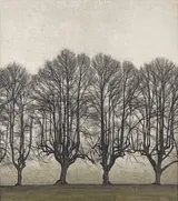 Svend Hammershøi: ’Nøgne træer’. Uden år. Privateje.