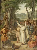 J.L.Lund: Offerscene fra Odinsk tid&nbsp;
