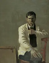 Johan Rohde: Selvportræt, ca. 1890. Den Hirschsprungske Samling.