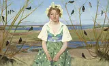 Harald Slott-Møller: 'Foråret', (1896)... Udsnit