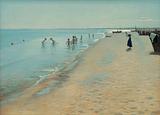 P.S. Krøyer: Sommerdag ved Skagen Sønderstrand, 1884, Den Hirschsprungske Samling