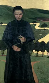 Ejnar Nielsen: 'Den blinde. Gjern', 1896-98. Den Hirschsprungske Samling.&nbsp;