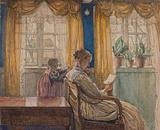 Fritz Syberg: Interior, 1897. The Hirschsprung Collection
 