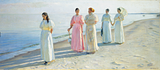 Michael Ancher: Eine Strandpromenade, 1896. Skagens Museum