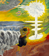 J.F. Willumsen: Naturangst. Nach dem Sturm Nr. 2., 1916, Willumsens Museum. Foto: Malle Madsen