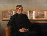 Ludvig Find: Portræt af den norske maler Thorvald Erichsen, 1897. Den Hirschsprungske Samling.