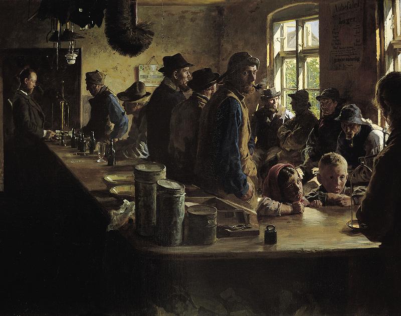 Krøyer købmandsboden skagen maleri (1)