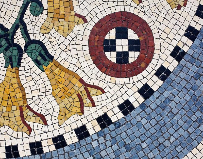 Mosaik Joakim Skovgaard Museum interiør detalje