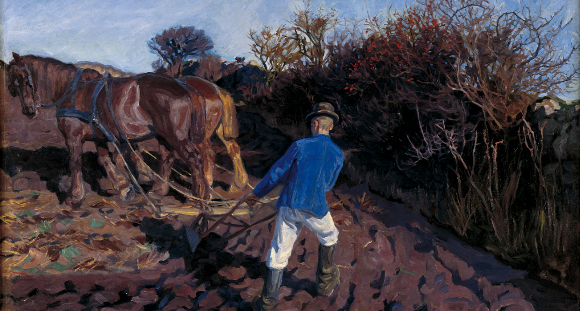 Peter Hansen: 'The Ploughman Turns', 1900-02. Faaborg Museum
