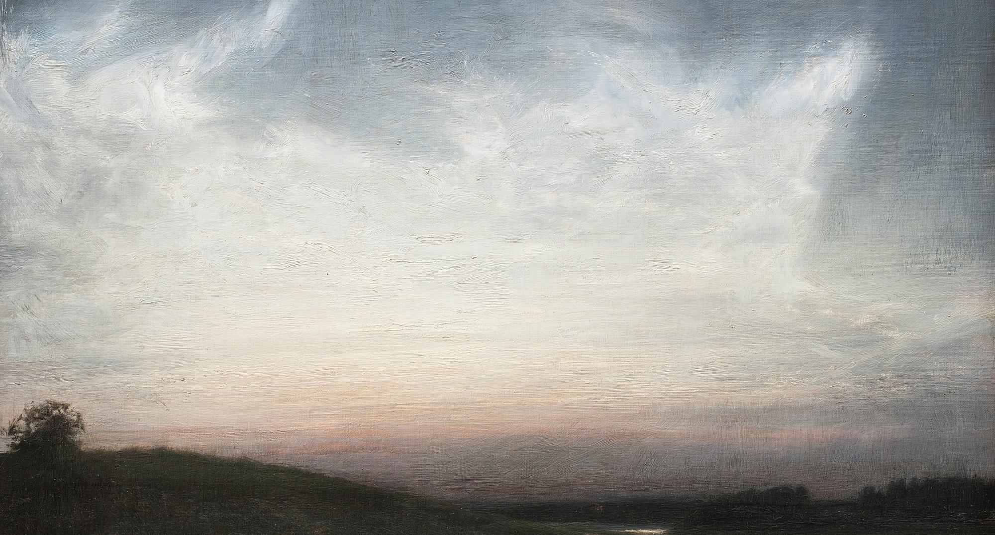 Julius Paulsen: 'Summer Night. Høsterkøb', 1888. The Hirschsprung Collection
