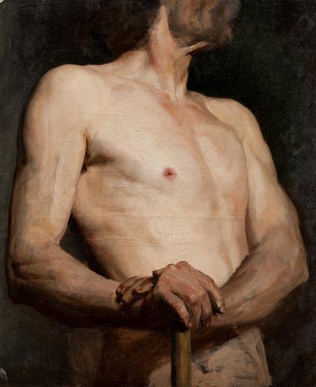 The museum’s collections include a number of model studies painted by a young Krøyer during his time at Leon Bonnat’s school of painting in Paris.
