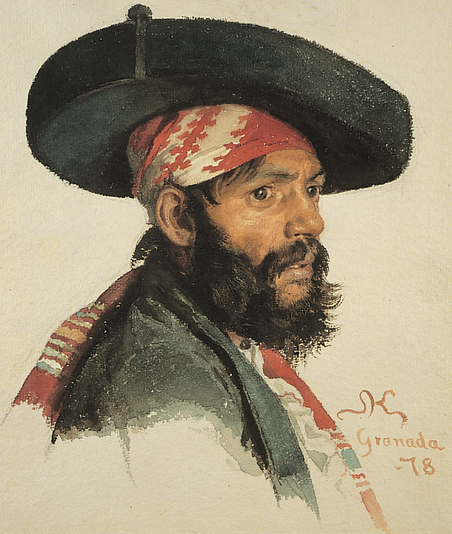 P.S. Krøyer: 'Ein Spanier', 1878. Die Sammlung Hirschsprung.
