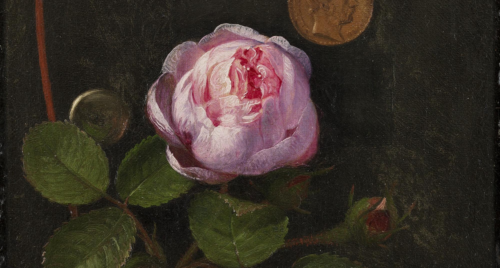 O.D. Ottesen: 'En Rose i Soldatens Knaphul'. 1864. Museum Sønderjylland
