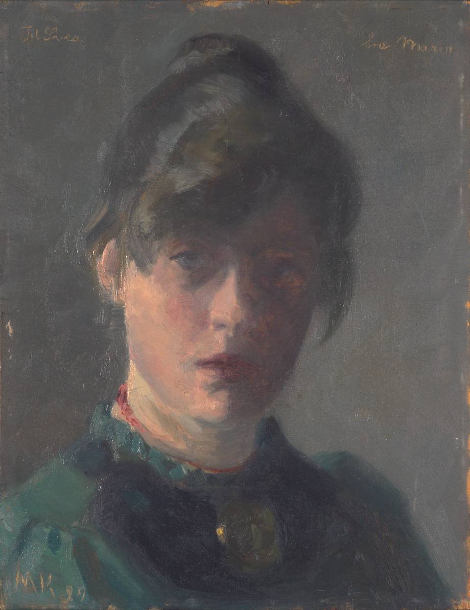 Marie Krøyer: 'Selvportræt', 1889. Skagens Kunstmuseer
