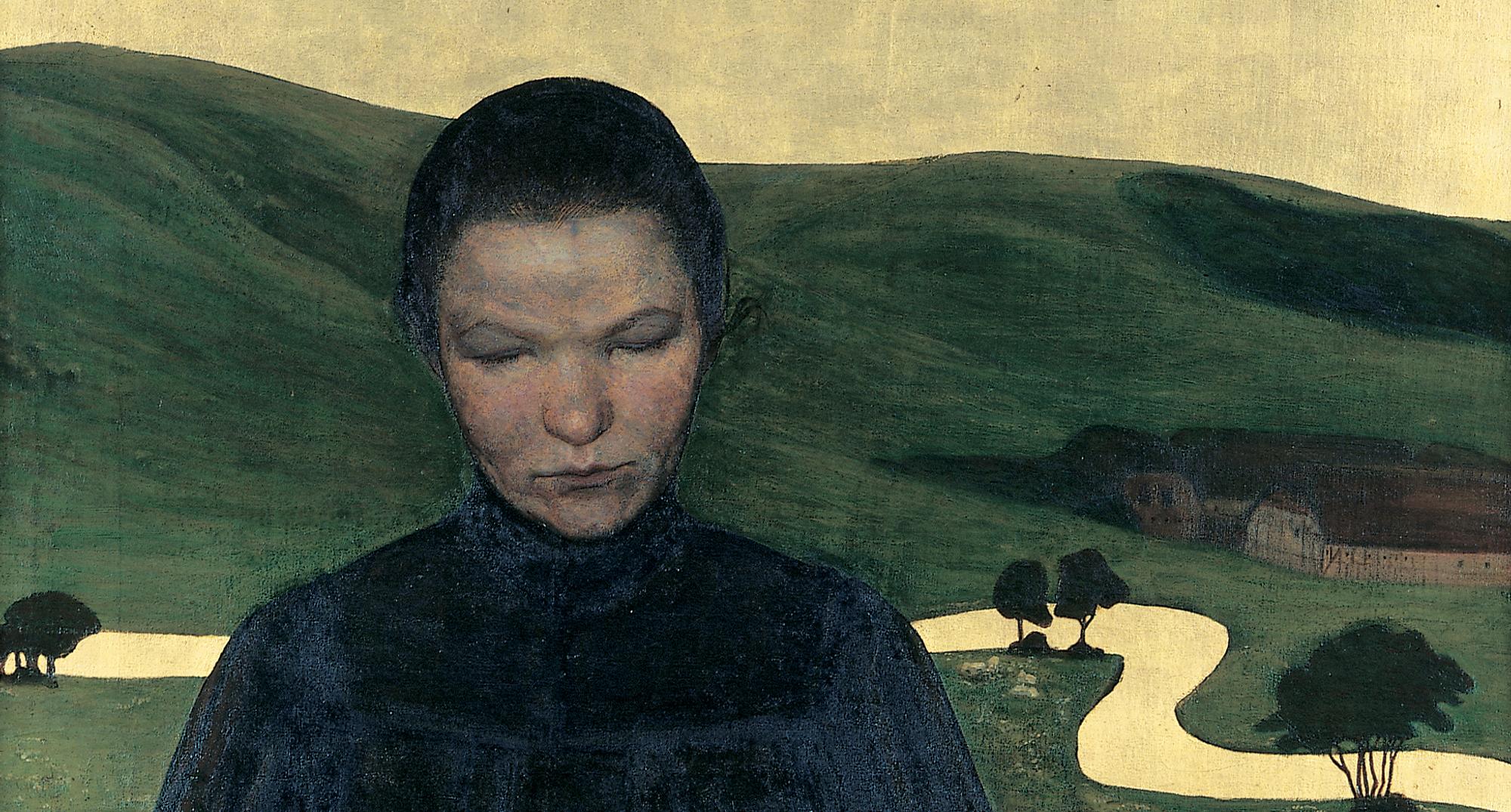 Ejnar Nielsen: 'The Blind Girl. Gjern', 1896-98. The Hirschsprung Collection.
